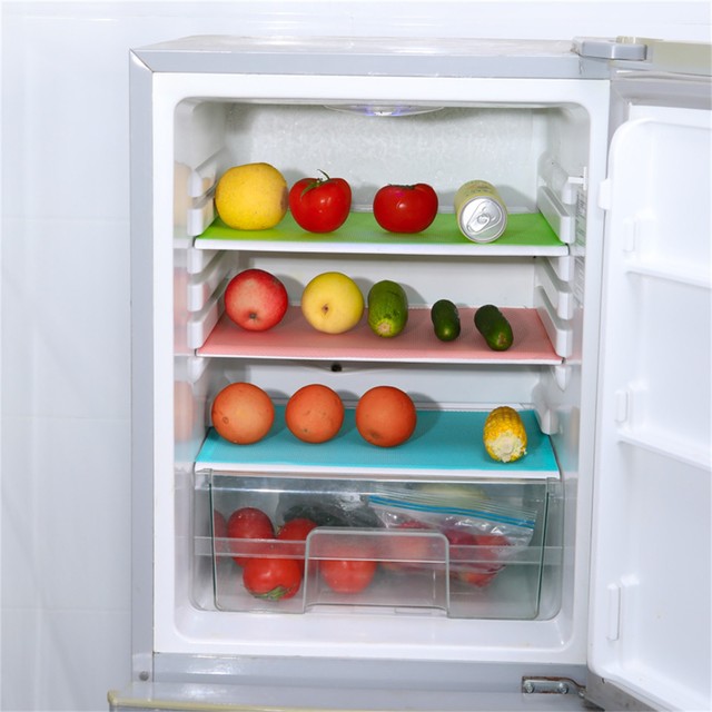 Refrigerator Mats EVA Salad Veg Fresh Liners Shelves Non-Slip Fridge Mats  Cupboard Table Drawer Mat - AliExpress